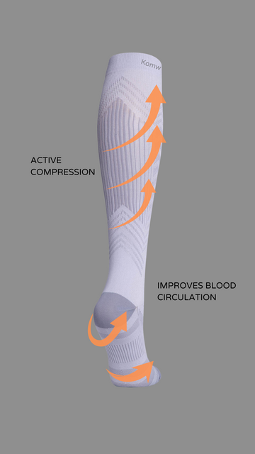 Compression socks - Active Grey